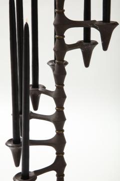 Jens Quistgaard Pair of 1960 S Iron Candelabra by Jens Quistagaard for Dansk - 2165384