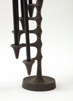 Jens Quistgaard Pair of 1960 S Iron Candelabra by Jens Quistagaard for Dansk - 2165385