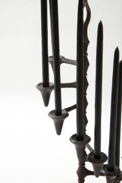 Jens Quistgaard Pair of 1960 S Iron Candelabra by Jens Quistagaard for Dansk - 2165389