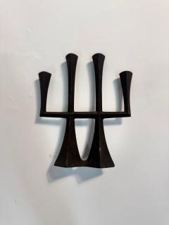 Jens Quistgaard Pair of Jens Quistgaard Iron Candlesticks or Candleabra - 4382527