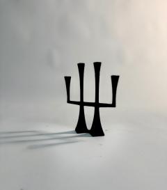 Jens Quistgaard Pair of Jens Quistgaard Iron Candlesticks or Candleabra - 4382529