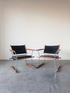 Jens Quistgaard Pair of Stokke Lounge Chairs by Jens H Quistgaard for Nissen Langaa 1960s - 4428007