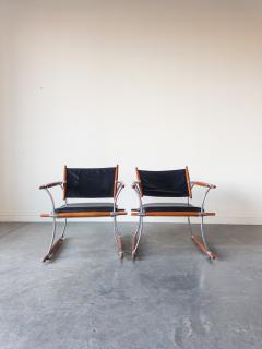 Jens Quistgaard Pair of Stokke Lounge Chairs by Jens H Quistgaard for Nissen Langaa 1960s - 4428008