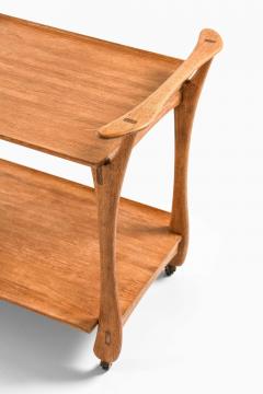 Jens Quistgaard Scandinavian Modern Oak Trolley 1950s - 4632599
