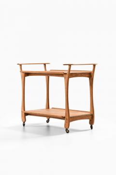 Jens Quistgaard Scandinavian Modern Oak Trolley 1950s - 4633002