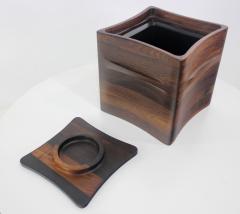 Jens Quistgaard Scandinavian Modern Rare Wood Icebucket by Jens Quistgaard for Dansk - 1353606