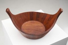 Jens Quistgaard Staved Teak Bowl for Dansk Design Denmark 1950s - 2930024