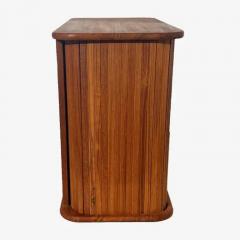 Jens Quistgaard Vintage Fantastic Teak Tambour Wall Unit With Shelf - 3511317