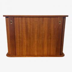 Jens Quistgaard Vintage Fantastic Teak Tambour Wall Unit With Shelf - 3511329