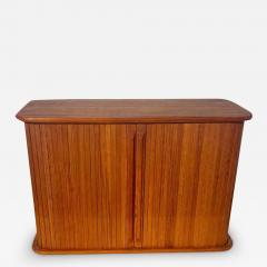 Jens Quistgaard Vintage Fantastic Teak Tambour Wall Unit With Shelf - 3514568