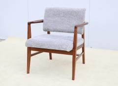 Jens Risom 1960s Jens Risom Walnur Arm Chair - 4238866