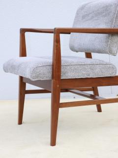 Jens Risom 1960s Jens Risom Walnur Arm Chair - 4238872