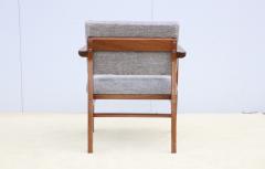 Jens Risom 1960s Jens Risom Walnur Arm Chair - 4238873