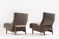 Jens Risom Classic Slipper Chairs by Jens Risom in Mohair circa 1950s - 2324690