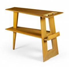 Jens Risom DanishBlond Mahogany Wedge Magazine Table manner of Jens Risom  - 2792345