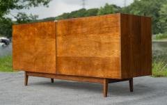 Jens Risom Fully Restored Jens Risom Walnut Brass 8 Drawer Cabinet or Dresser - 4286518