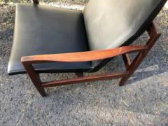 Jens Risom Handsome Jens Risom Walnut Lounge Chair Mid Century Modern - 3779541