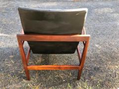 Jens Risom Handsome Jens Risom Walnut Lounge Chair Mid Century Modern - 3779545