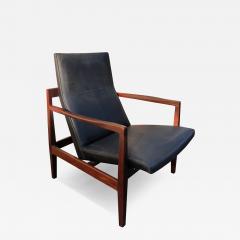 Jens Risom Handsome Jens Risom Walnut Lounge Chair Mid Century Modern - 3779906