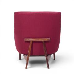Jens Risom Jens Risom A Chair Mid Century Walnut Lounge Chair - 4572698