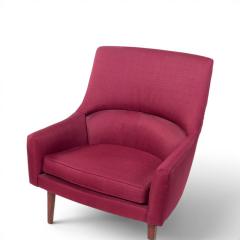 Jens Risom Jens Risom A Chair Mid Century Walnut Lounge Chair - 4572700