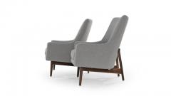 Jens Risom Jens Risom A Line Lounge Chairs Model 2136 - 1272470