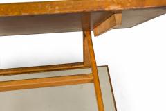 Jens Risom Jens Risom Danish Mid Century Birch And Light Gray Laminate Serving Trolley - 3169606