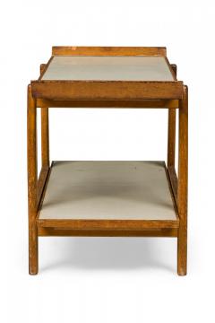 Jens Risom Jens Risom Danish Mid Century Birch and Light Gray Laminate Serving Table - 4656515