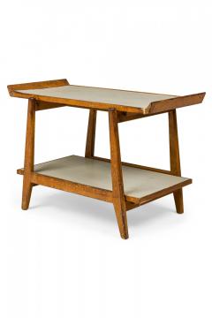 Jens Risom Jens Risom Danish Mid Century Birch and Light Gray Laminate Serving Table - 4656517