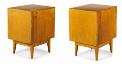 Jens Risom Jens Risom Danish Mid Century Blond Oak Bedside Table Commodes - 2787735