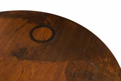 Jens Risom Jens Risom Danish Mid Century Circular Walnut Revolving Lazy Susan Coffee Table - 2787261