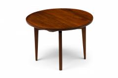 Jens Risom Jens Risom Danish Mid Century Circular Wooden Lazy Susan End Side Table - 2787485