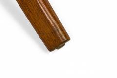 Jens Risom Jens Risom Danish Mid Century Circular Wooden Lazy Susan End Side Table - 2787486