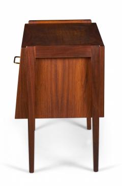 Jens Risom Jens Risom Danish Mid Century Fall Front Walnut Bedside Table Commode - 3169433