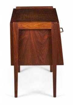 Jens Risom Jens Risom Danish Mid Century Fall Front Walnut Bedside Table Commode - 3169437