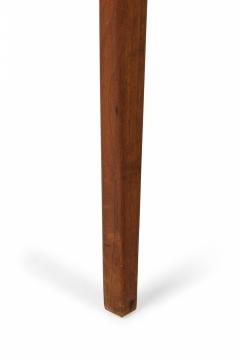 Jens Risom Jens Risom Danish Mid Century Teak Caning and Orange Upholstery Conference Arm - 4635685
