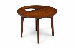 Jens Risom Jens Risom Danish Mid Century Wooden Cutout Circular Lazy Susan End Side Table - 2787220