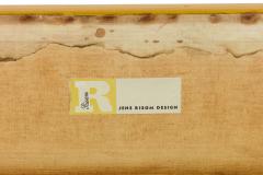 Jens Risom Jens Risom Danish Single Bed Headboards with Mustard Yellow Vinyl Cushions - 4272414