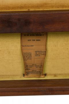 Jens Risom Jens Risom Danish Single Bed Headboards with Mustard Yellow Vinyl Cushions - 4272417