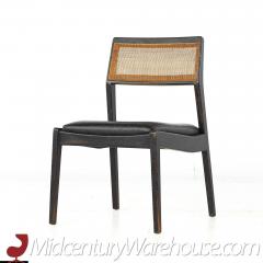 Jens Risom Jens Risom Ebonized Walnut and Cane Playboy Dining Chairs Set of 4 - 3691633