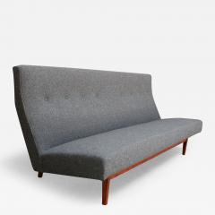 Jens Risom Jens Risom Floating Three Seat Armless Walnut Sofa - 2671462