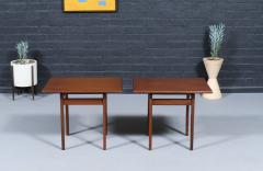 Jens Risom Jens Risom Floating Top Walnut Side Tables - 4439702