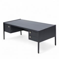 Jens Risom Jens Risom Mid Century Ebonized Walnut Desk - 4355670