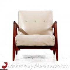 Jens Risom Jens Risom Mid Century Model U430 Walnut Lounge Chair - 3358918