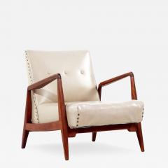 Jens Risom Jens Risom Mid Century Model U430 Walnut Lounge Chair - 3361038