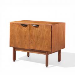 Jens Risom Jens Risom Mid Century Walnut 2 Door Cabinet Credenza - 4561399