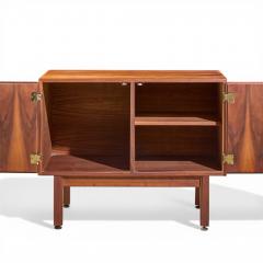 Jens Risom Jens Risom Mid Century Walnut 2 Door Cabinet Credenza - 4561401