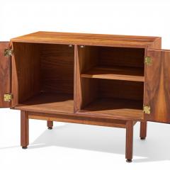 Jens Risom Jens Risom Mid Century Walnut 2 Door Cabinet Credenza - 4561402