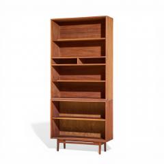 Jens Risom Jens Risom Mid Century Walnut 2 Piece Bookcase - 4562048