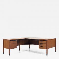 Jens Risom Jens Risom Mid Century Walnut Corner Desk - 3560550